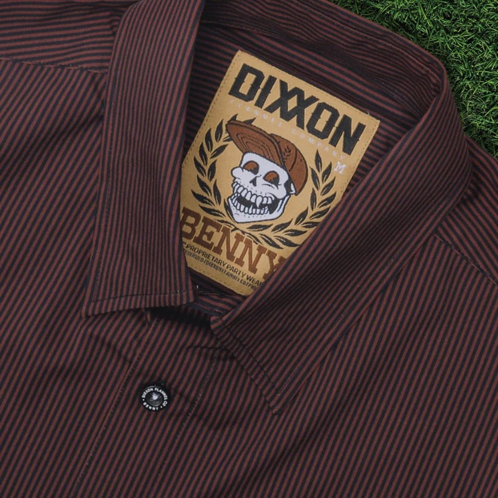 NWT Dixxon Flannel Benny Brown Short Sleeve Shirt (Various Sizes)